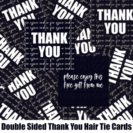THANK YOU CARDS - PACK OF 100 - THANK YOU - PLEASE ENJOY THIS FREE GIFT  #2016